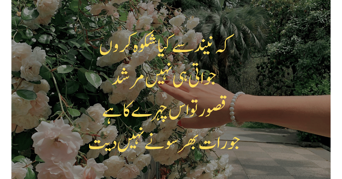 Love Poetry in Urdu text